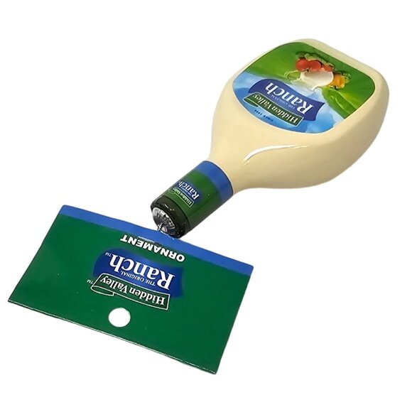 Hidden Valley Ranch Salad Dressing Collectible Christmas Ornament by Ruz - Picture 3 of 6